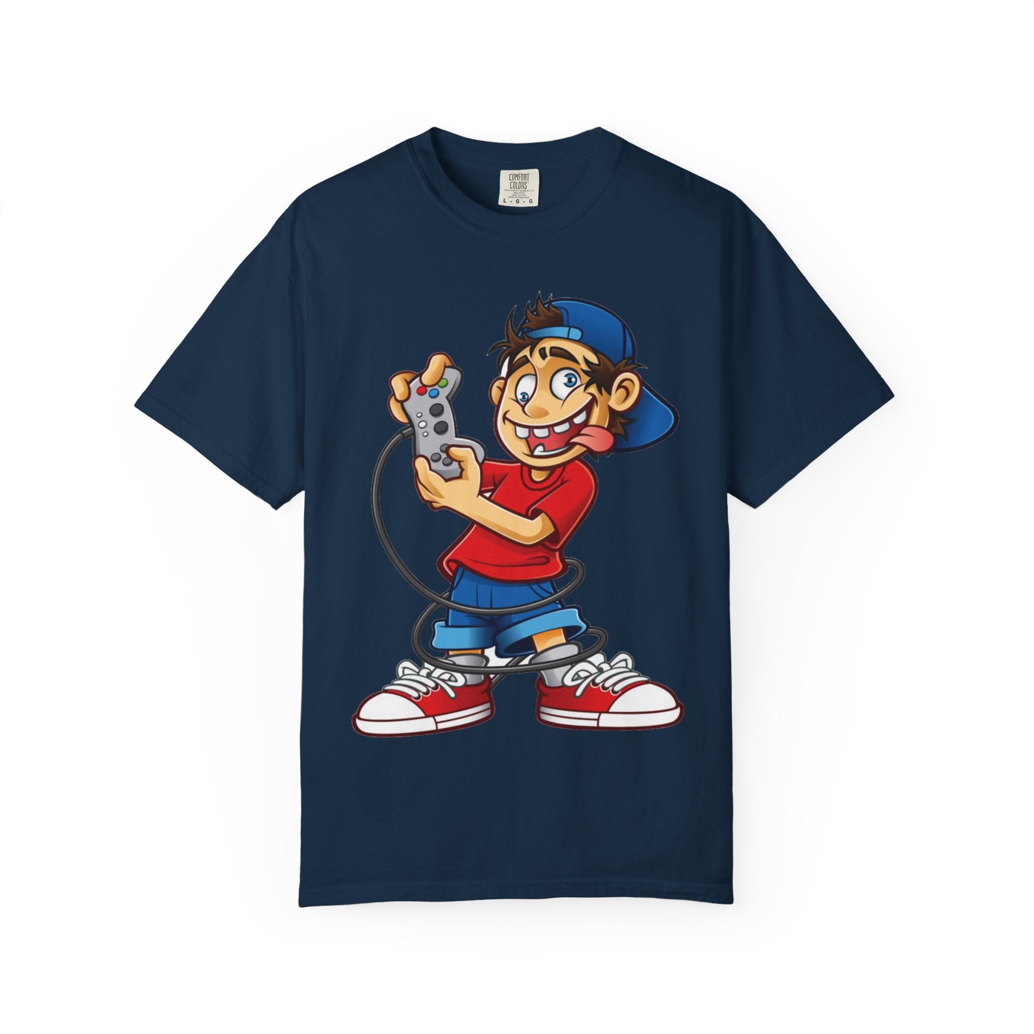 Funny Gamer T-Shirt –  Doodle Style Tee