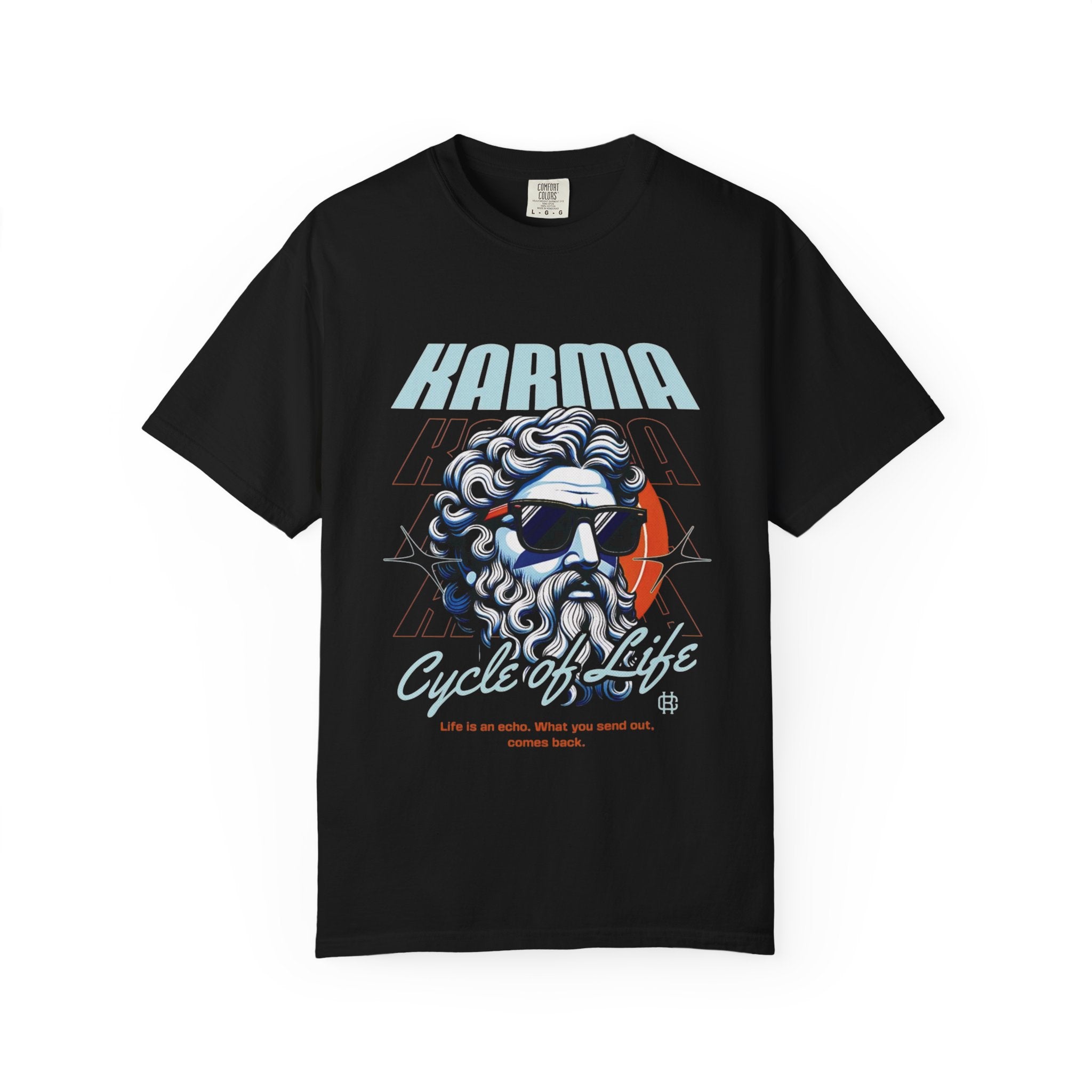 Karma Cycle of Life T-Shirt - Philosophical Graphic Tee