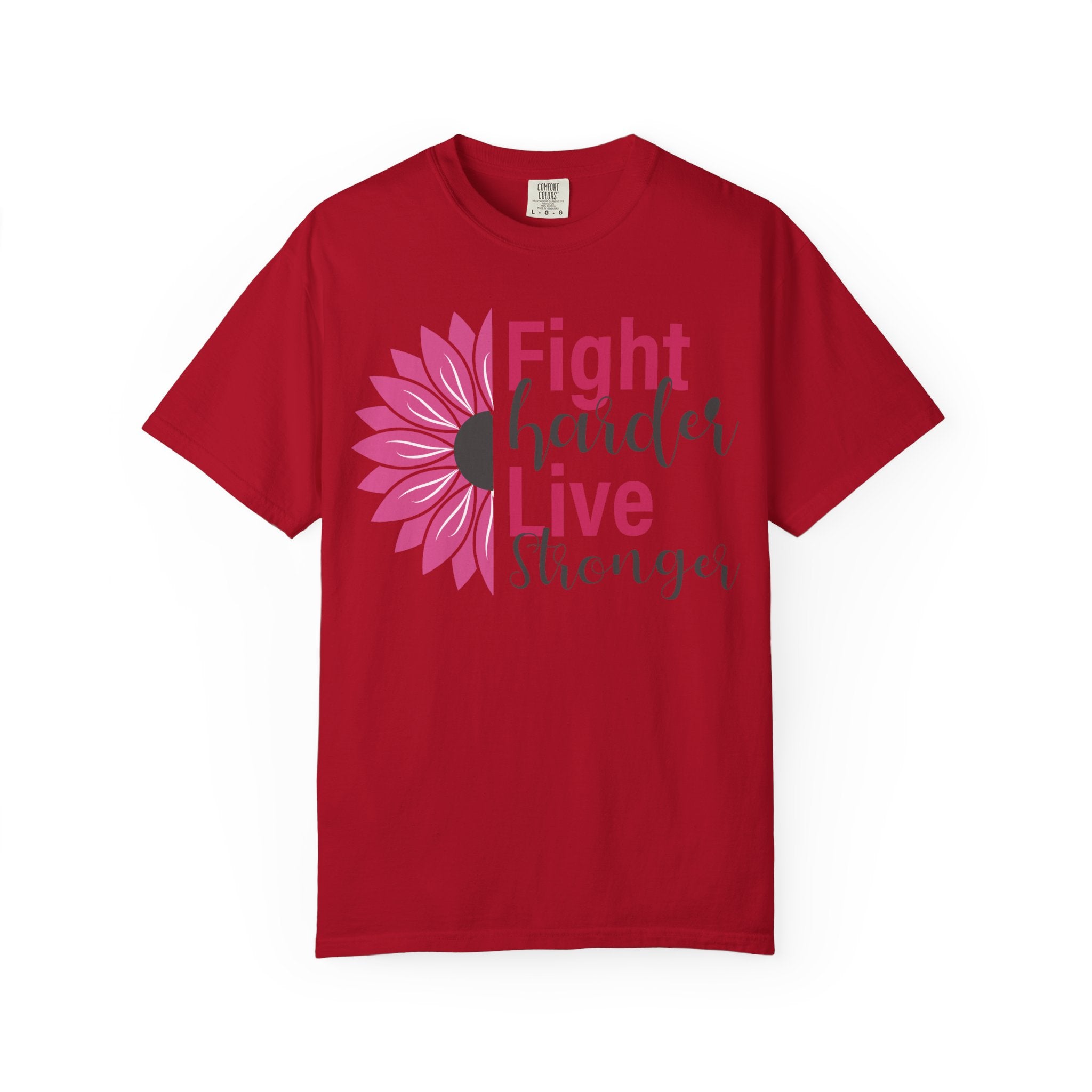 Fight Harder, Live Stronger – Motivational Warrior T-Shirt