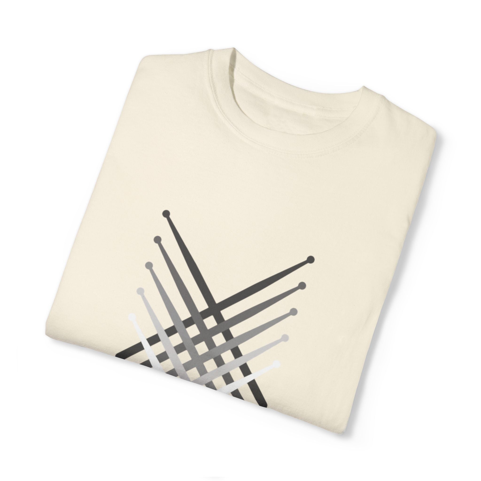 Retro Fading Percussion Drum Sticks T-Shirt – Marching Band Music Tee