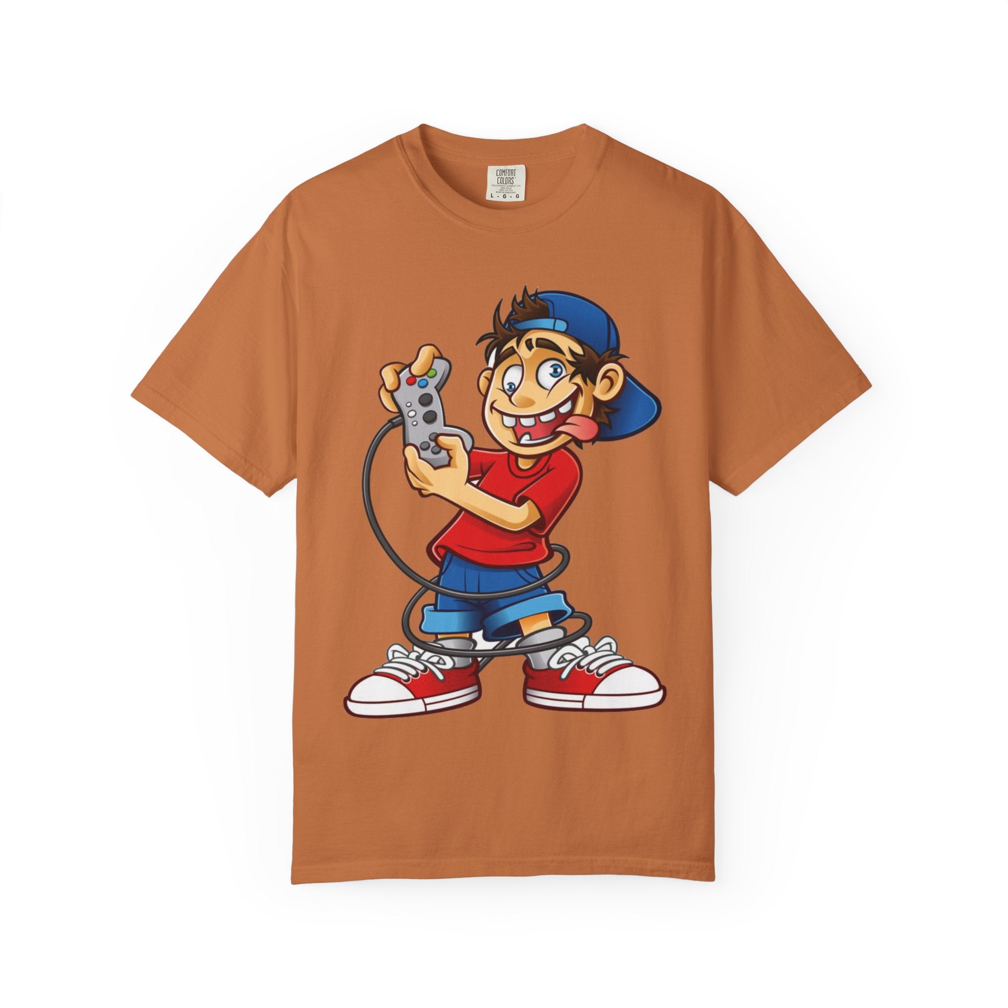 Funny Gamer T-Shirt –  Doodle Style Tee
