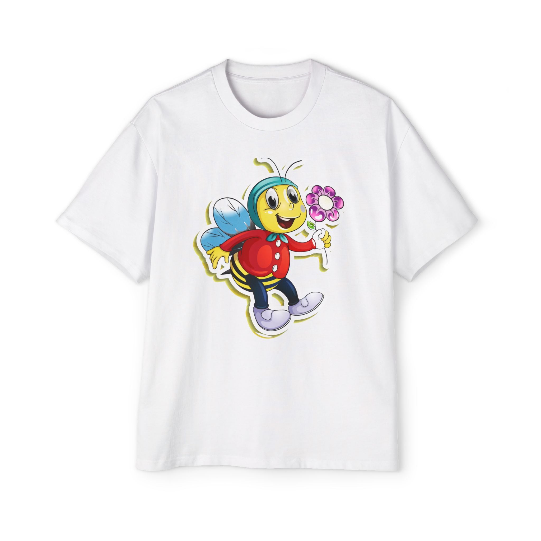 little honey smile with flower cartoon T-Shirt