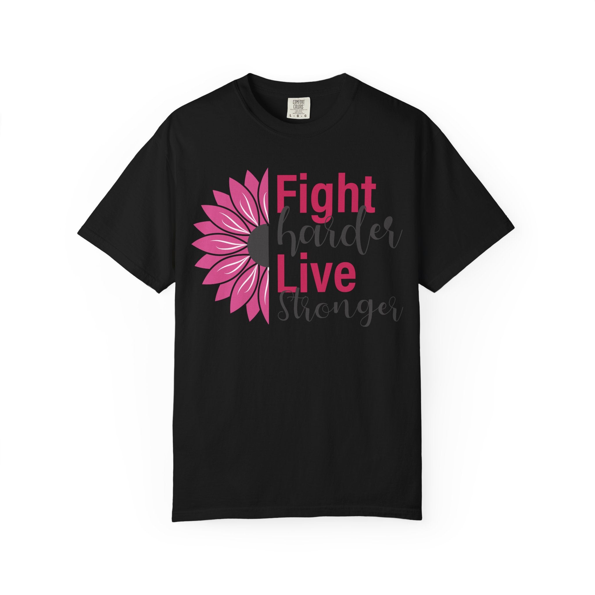 Fight Harder, Live Stronger – Motivational Warrior T-Shirt