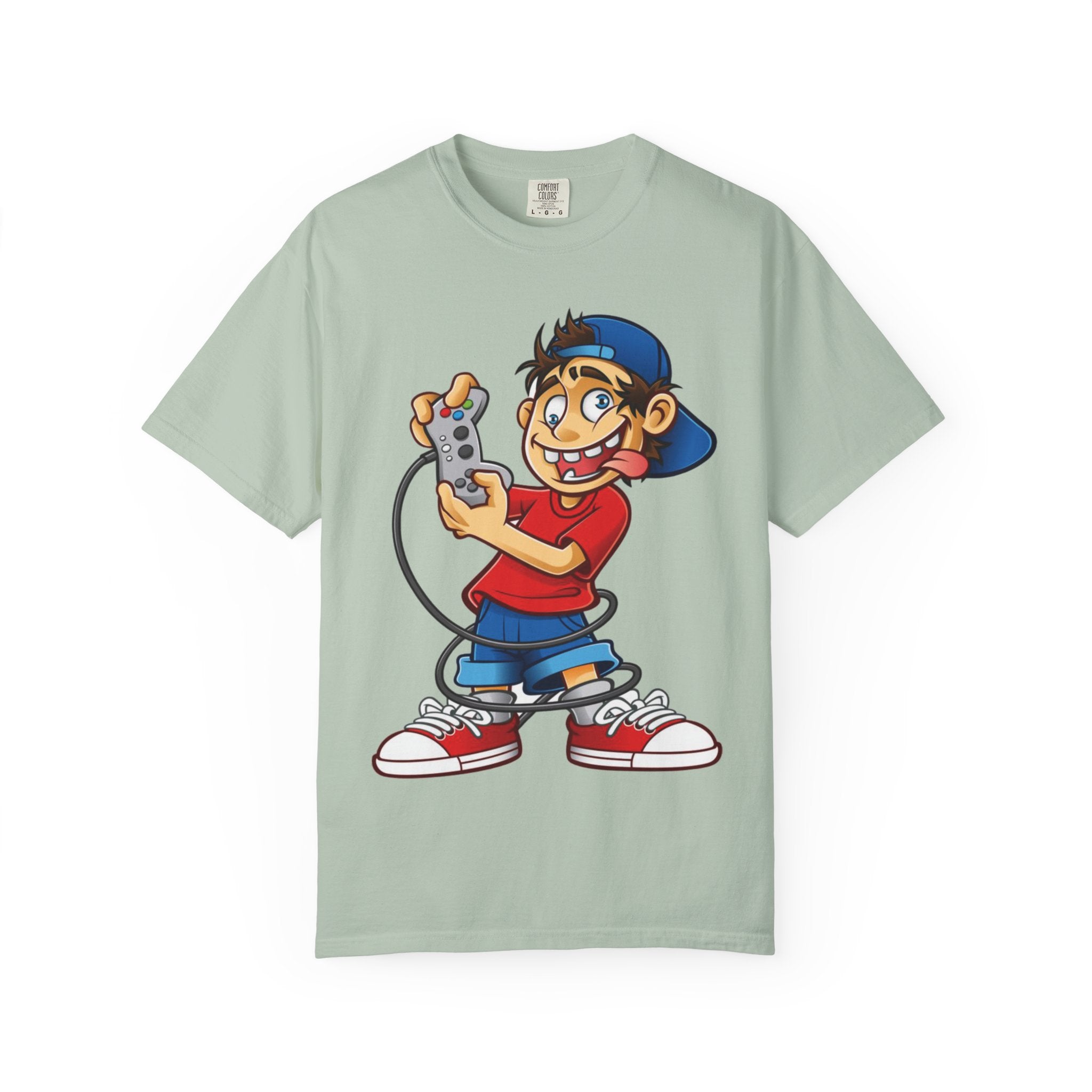 Funny Gamer T-Shirt –  Doodle Style Tee
