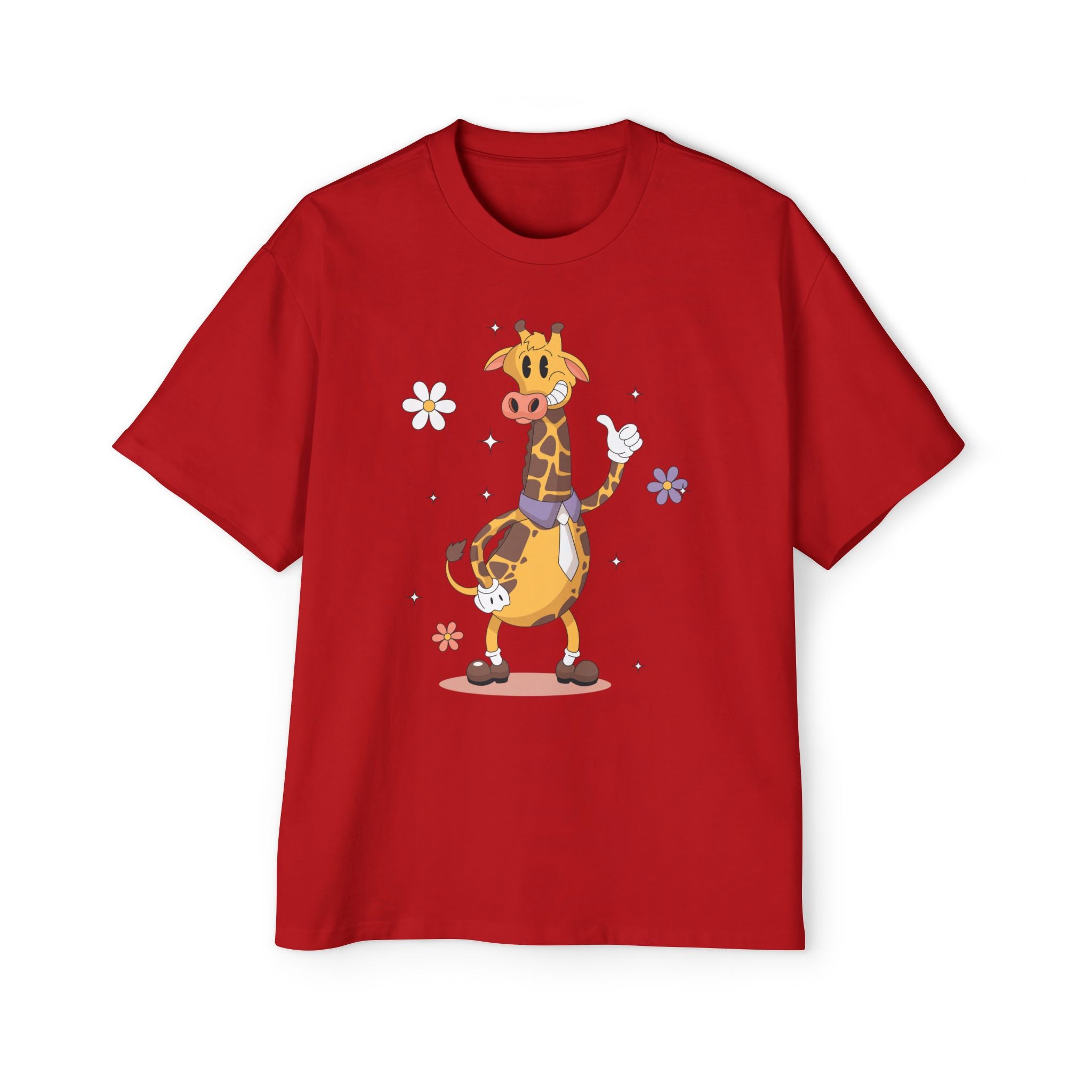 Zarafa in a Giraffic Mood cartoon T shirt