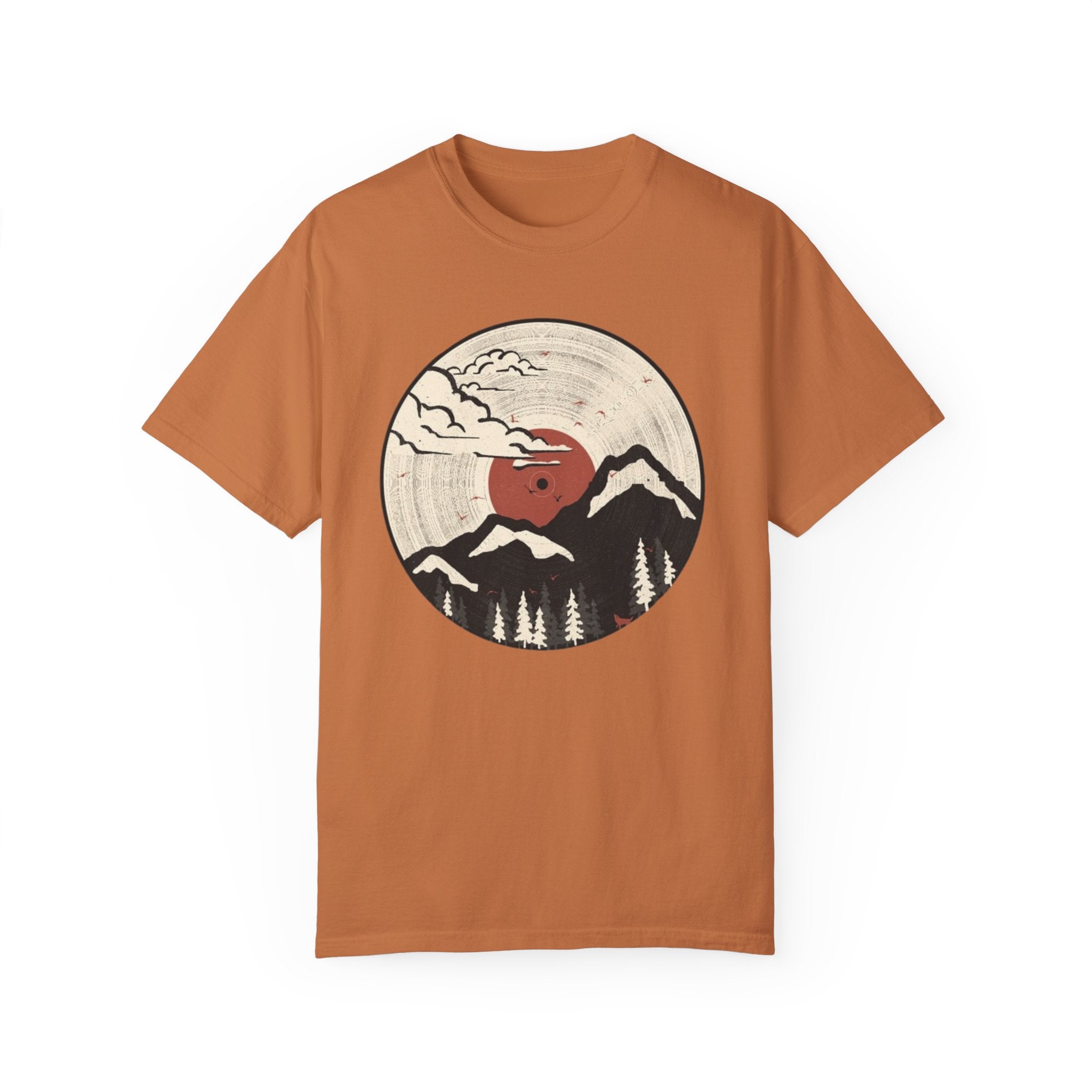 MTN LP... T-Shirt – Minimalist Vinyl Record-Inspired Tee for Music Lovers