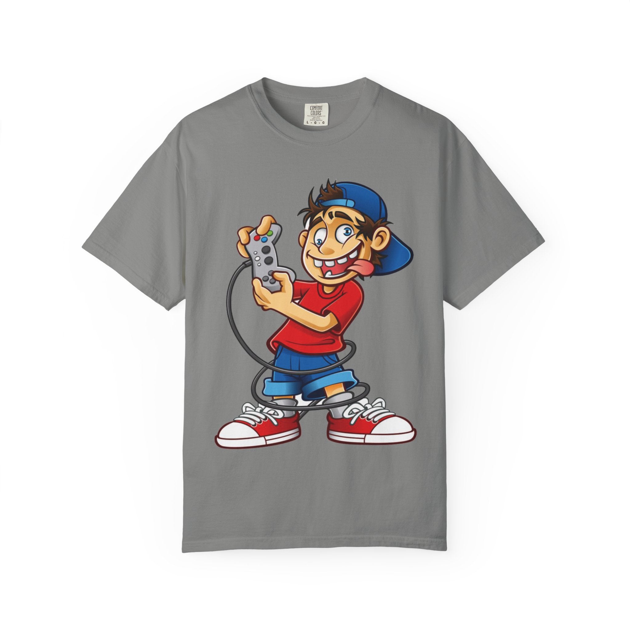 Funny Gamer T-Shirt –  Doodle Style Tee
