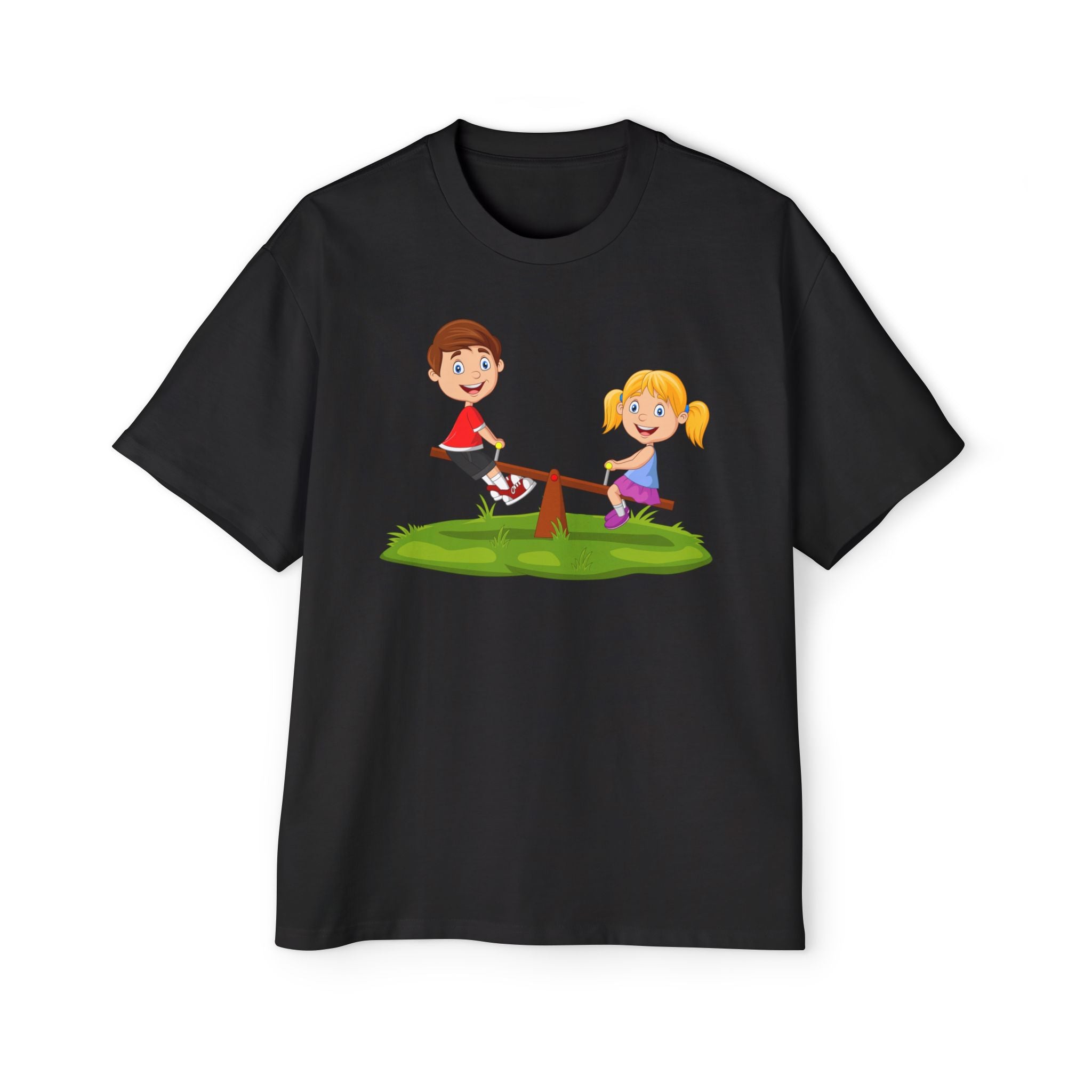 Kids Cartoon Playground T-Shirt – Fun Outdoor Play Design