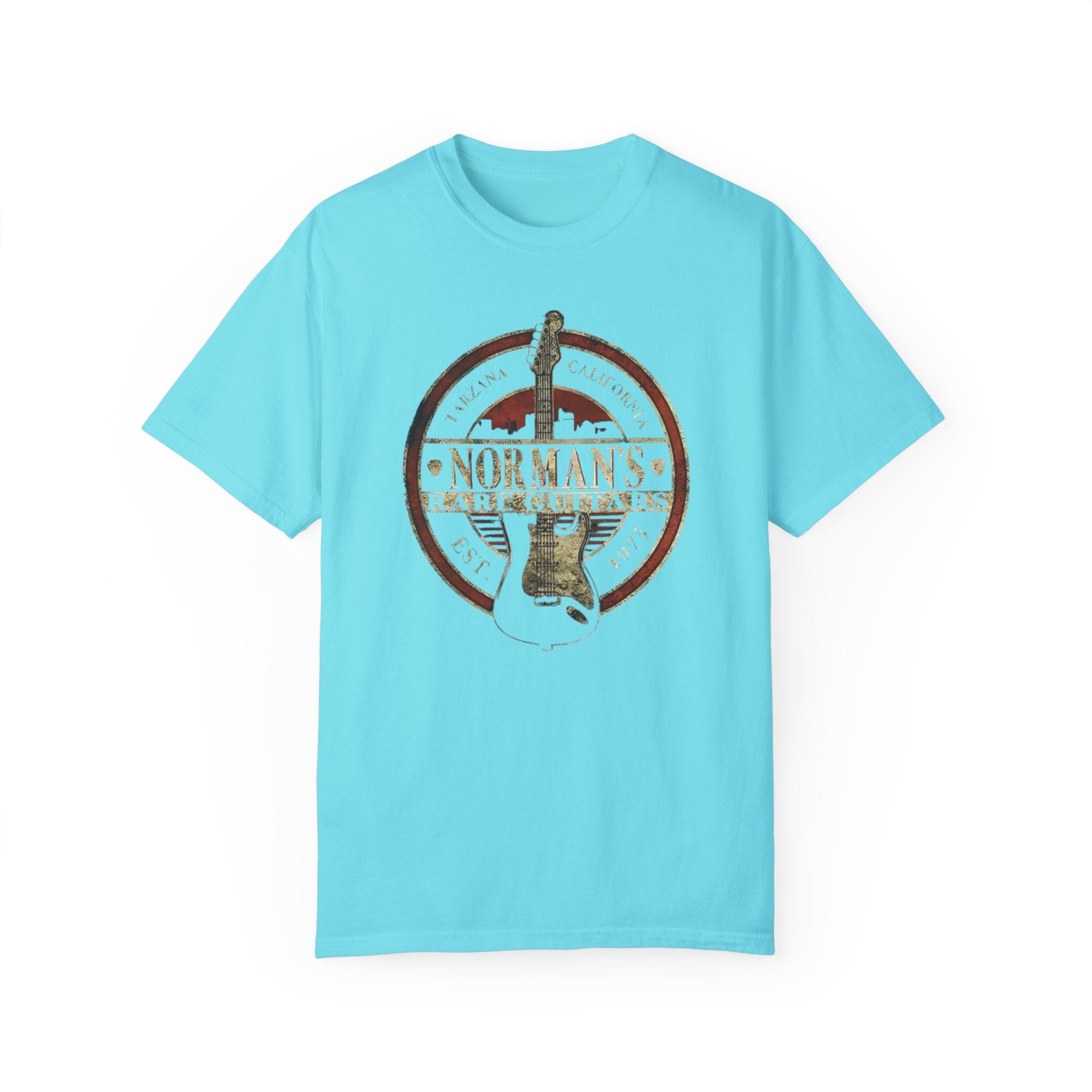Norman's Rare Guitars Vintage T-Shirt – Classic Music Shop Tee for Guitar Enthusiasts
