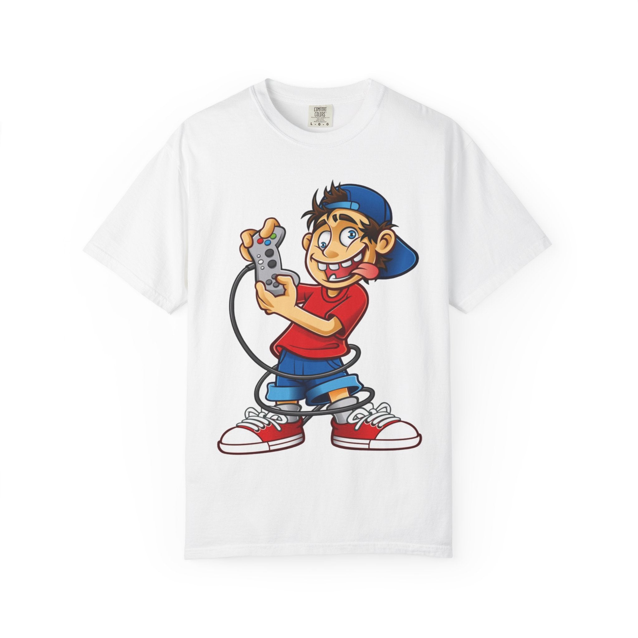 Funny Gamer T-Shirt –  Doodle Style Tee