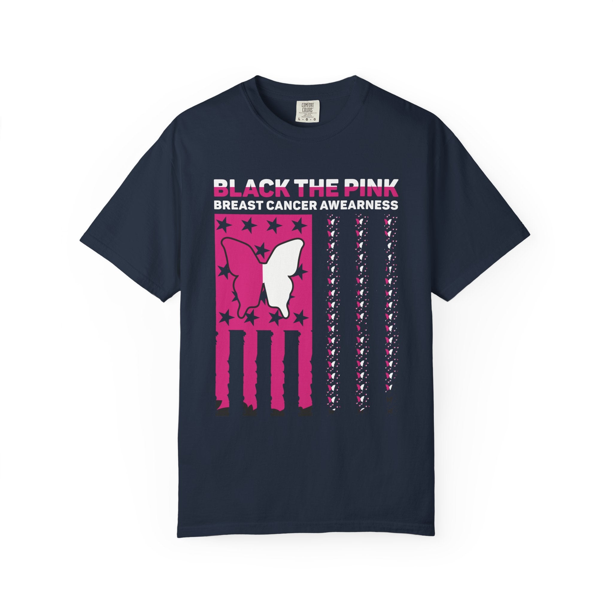 Black & Pink – Breast Cancer Awareness T-Shirt