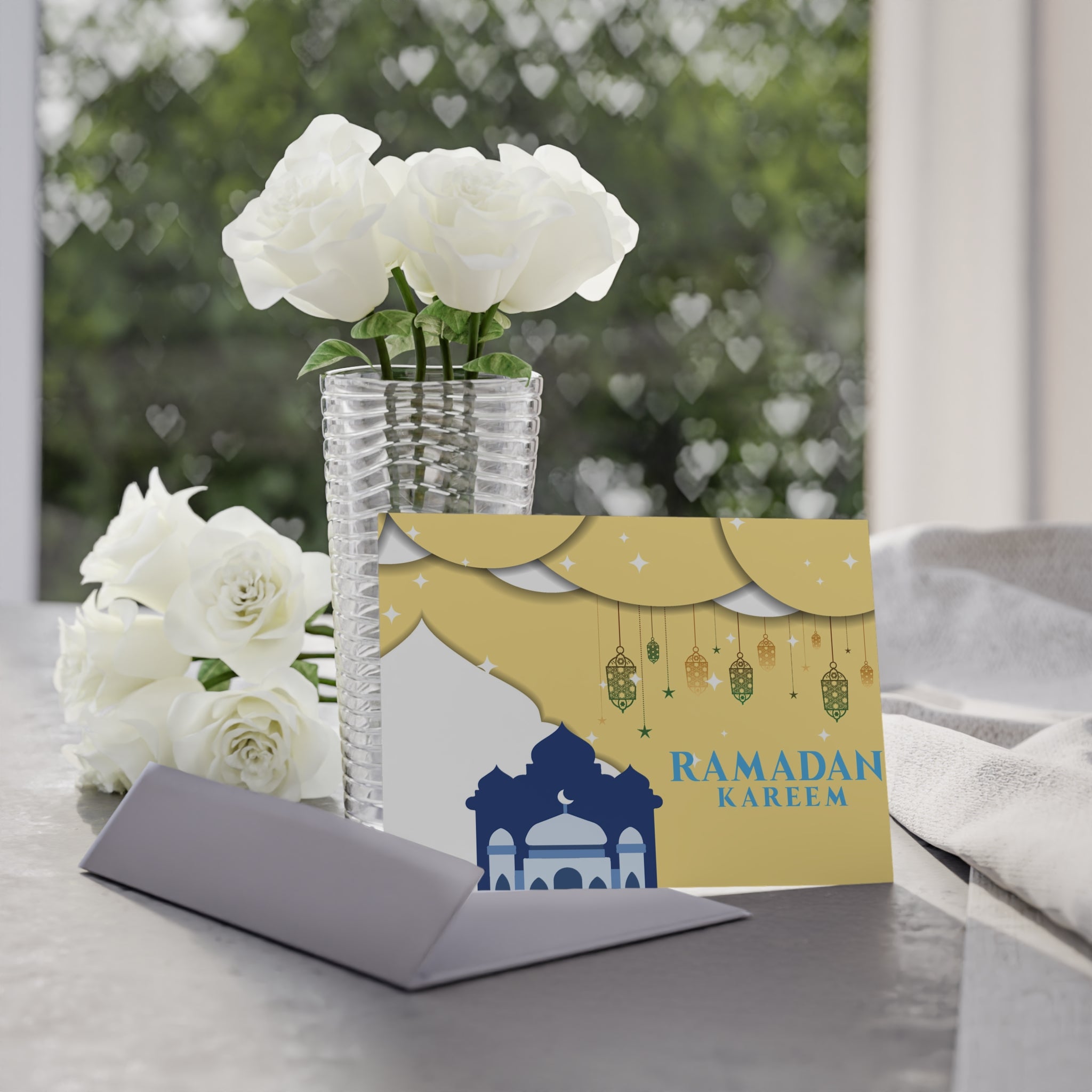 Ramadan Kareem Greeting Cards – Beautiful Islamic Design for 2025